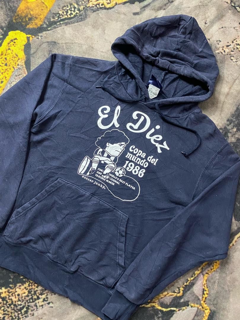 Japanese Brand Soccer Junky Sweater Hoodies Size US S / EU 44-46 / 1 - 2 Thumbnail