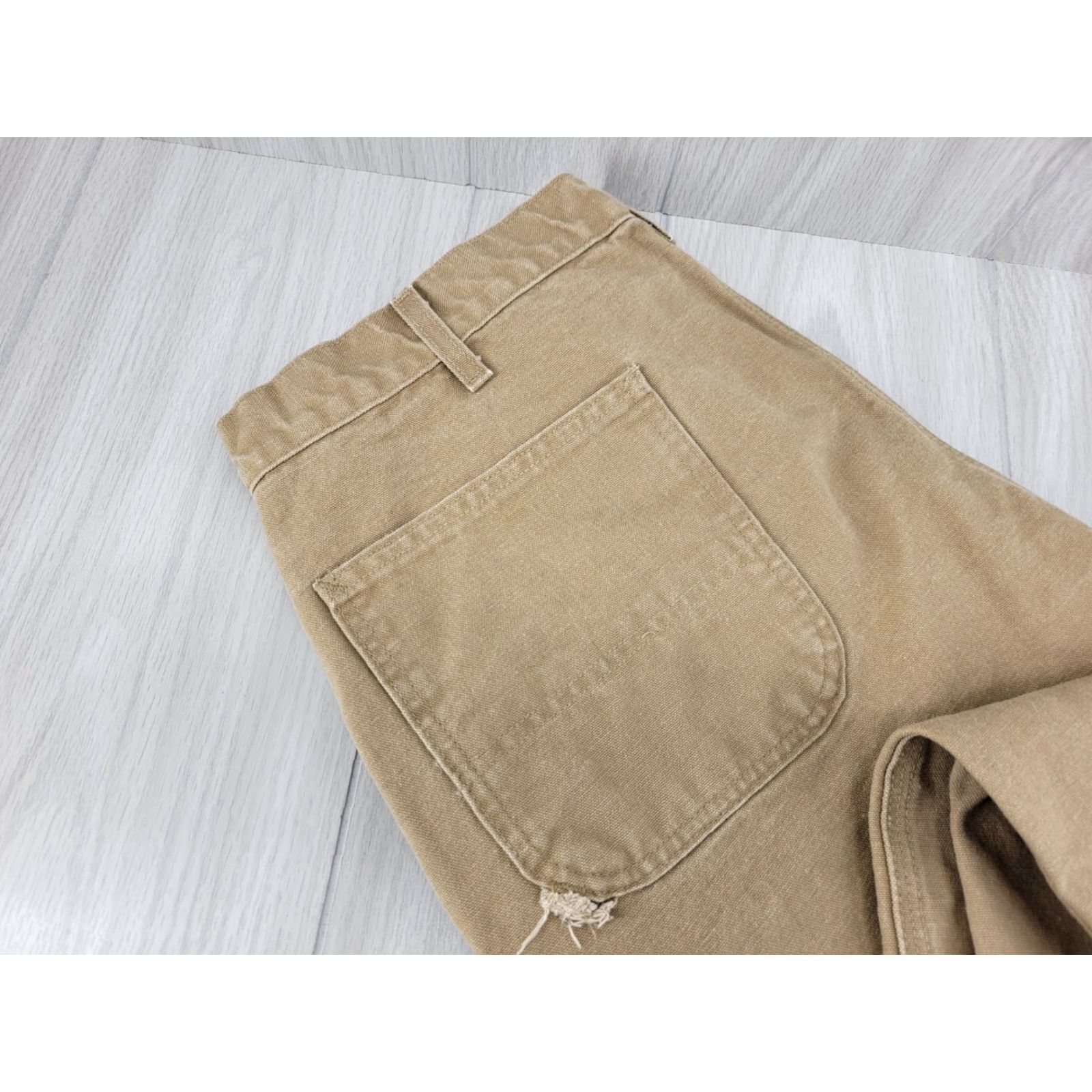 Carhartt Carhartt B11 CML Men’s 40x32 Dungaree Fit Canvas Duck Work Carpenter Pants Size US 40 / EU 56 - 7 Thumbnail