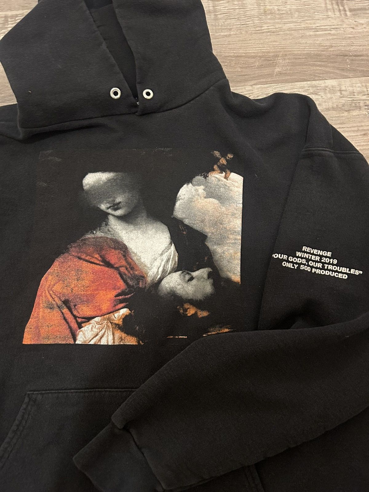 Rare Revenge Basic Hoodie Authentic *RARE* Vintage Revenge Anarchy