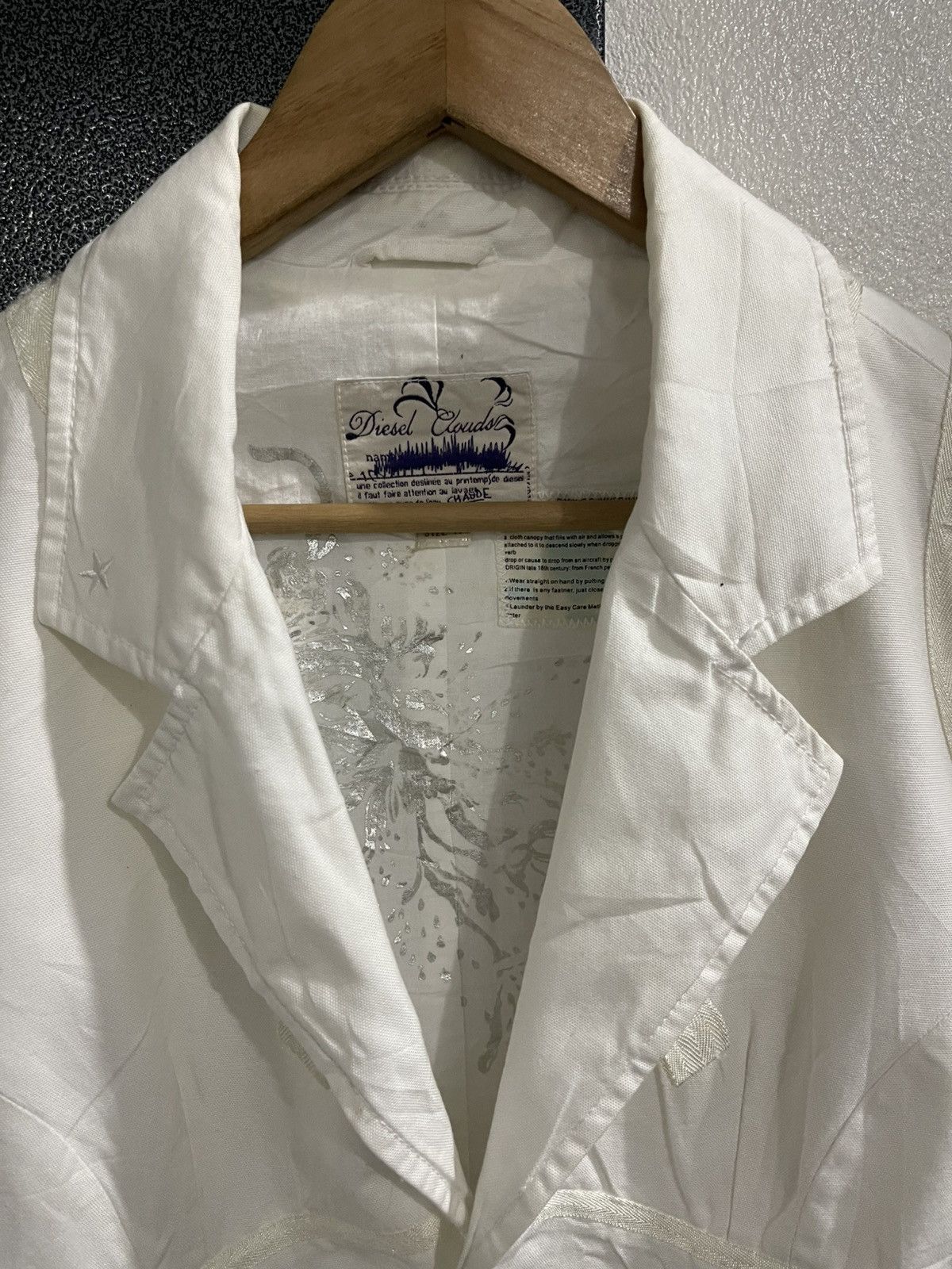 Diesel Diesel Parachute White Jacket Size M / US 6-8 / IT 42-44 - 17 Thumbnail