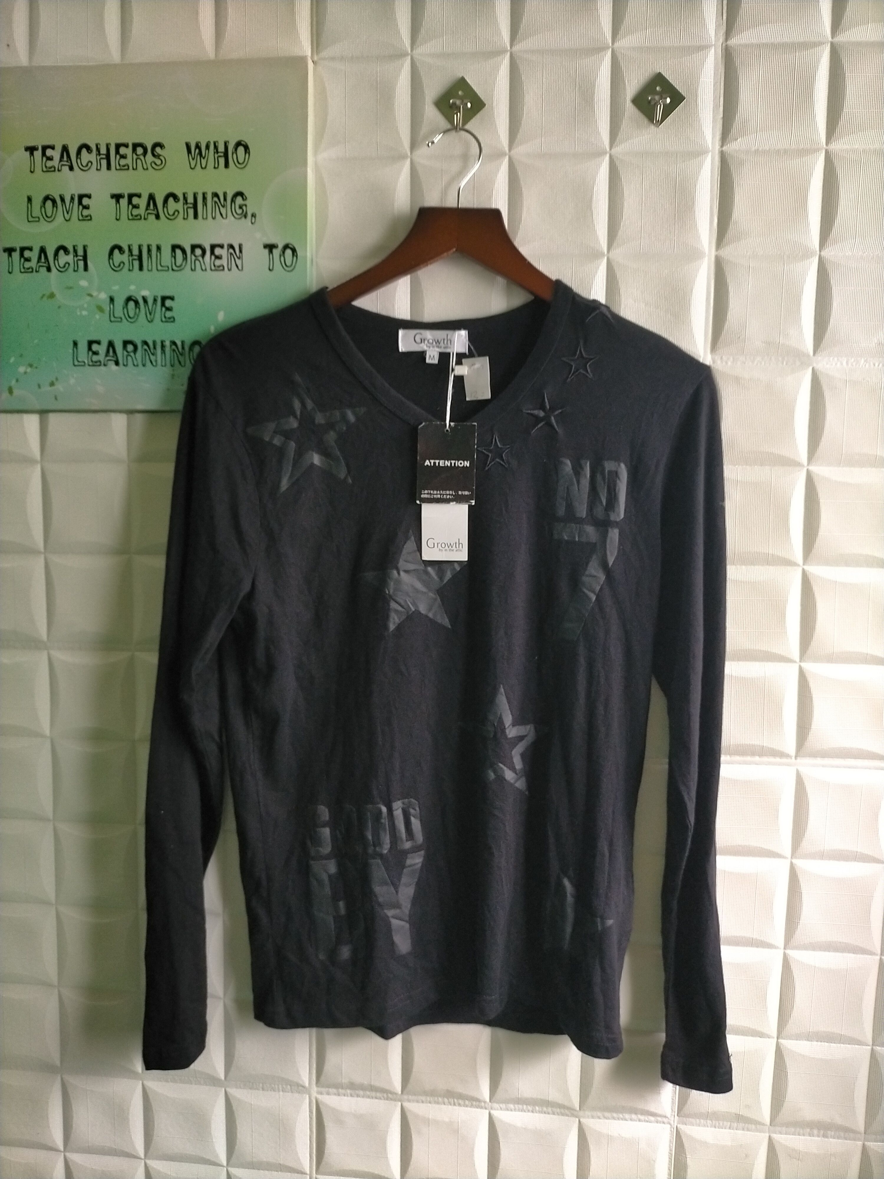 In The Attic Growth By In The Attic Long Sleeve Deadstock Tshirt Size US M / EU 48-50 / 2 - 1 Thumbnail