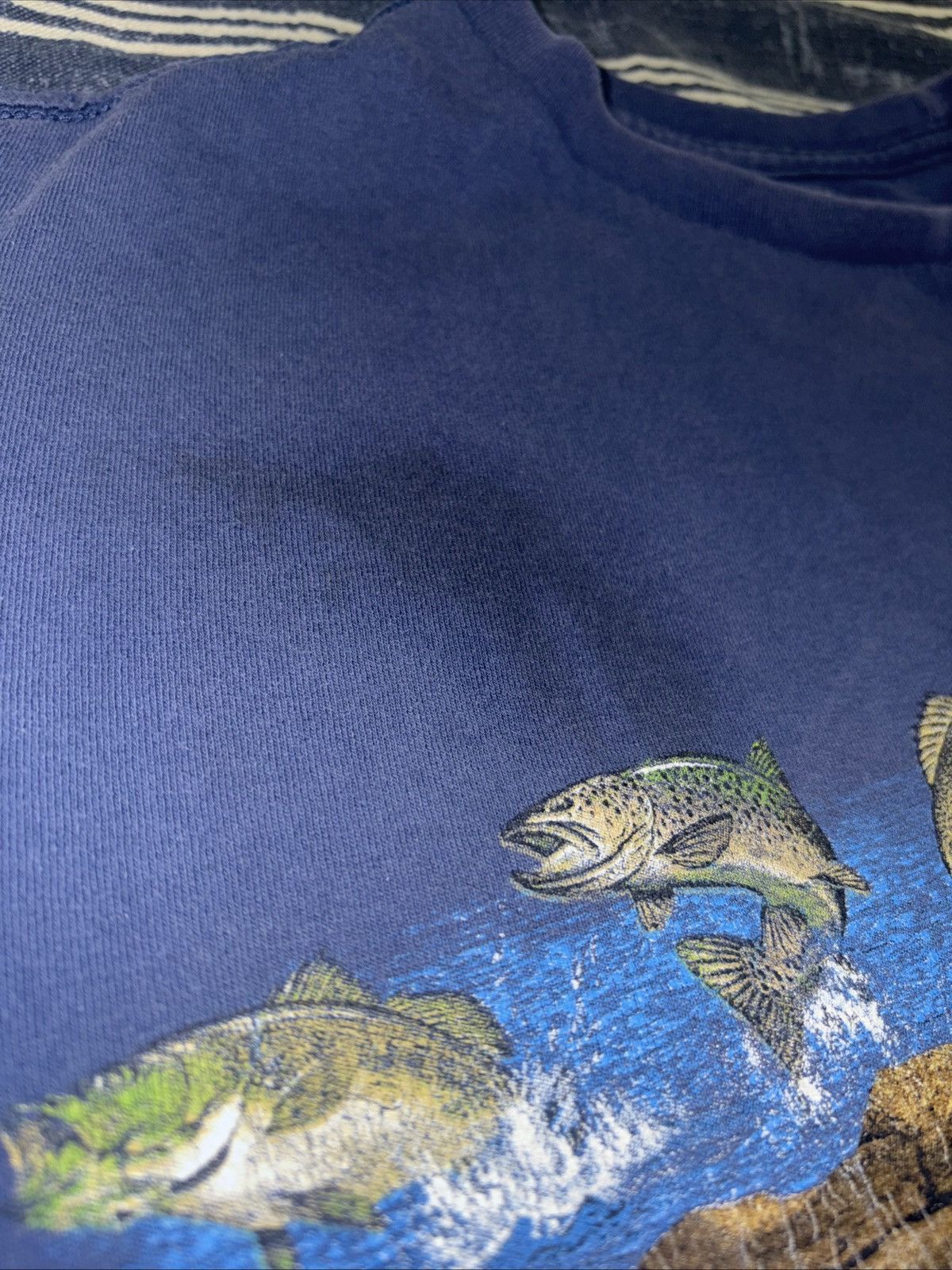 George Go fish, live better xl fishing tee Size US XL / EU 56 / 4 - 4 Thumbnail