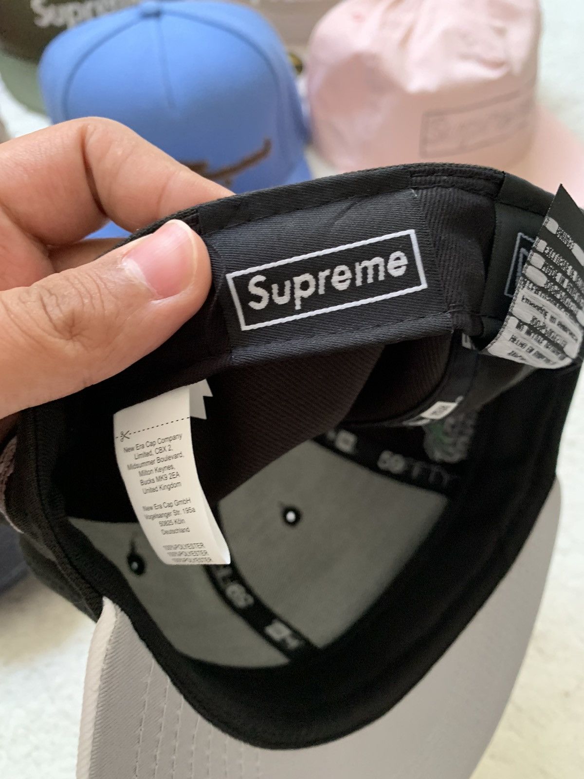 New Era × Supreme Supreme X New Era 2 Tone Box Logo SS22 Size 32 - 6 Thumbnail
