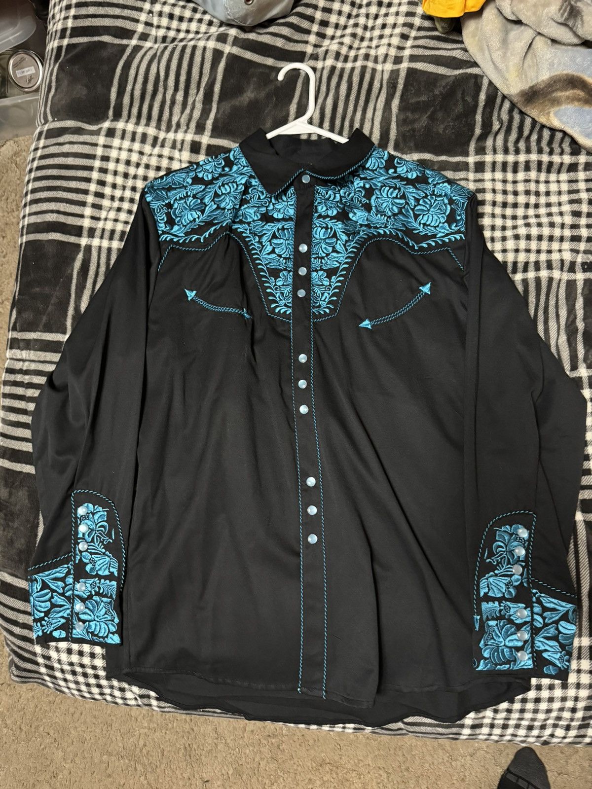 Scully Leather Scully Pearl Snap *Brand New* Size US L / EU 52-54 / 3 - 1 Thumbnail