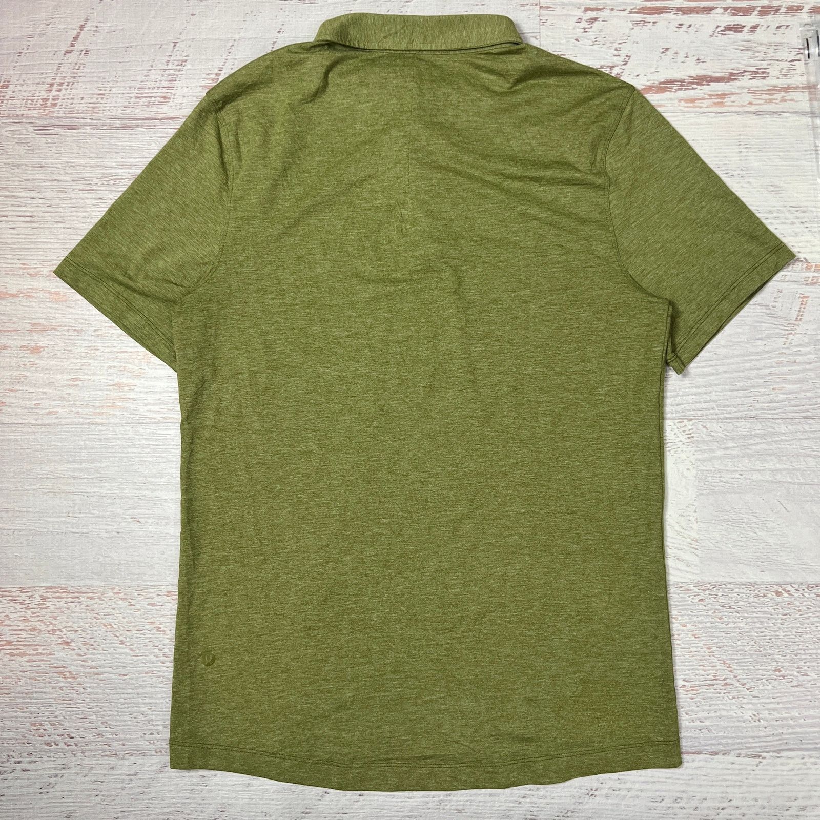 Lululemon Lululemon Evolution Slim Fit Golf Polo Green Stretch Size M Size US M / EU 48-50 / 2 - 2 Thumbnail