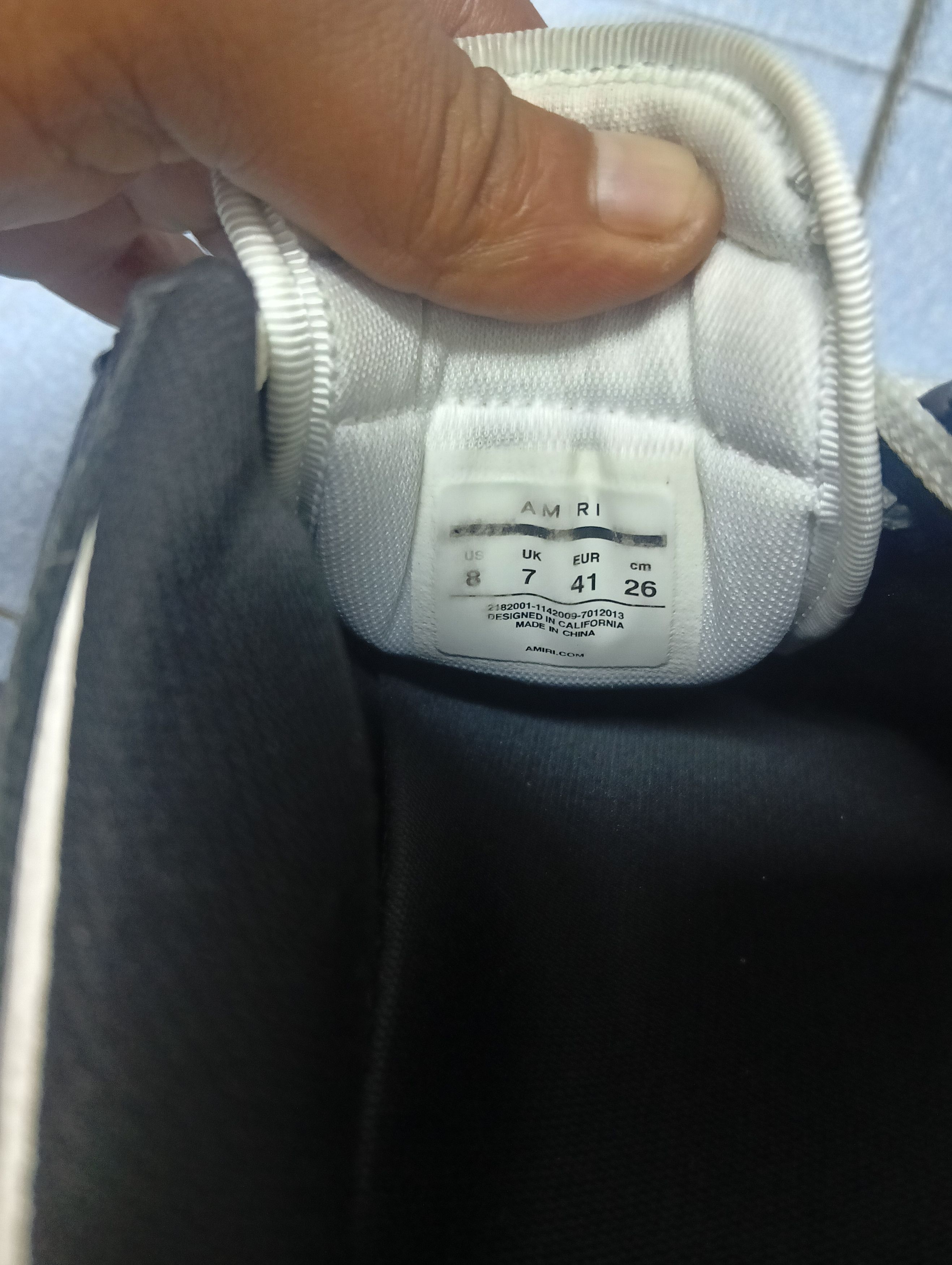 Amiri AMIRI skel top low shoes Size US 8 / EU 41 - 10 Thumbnail