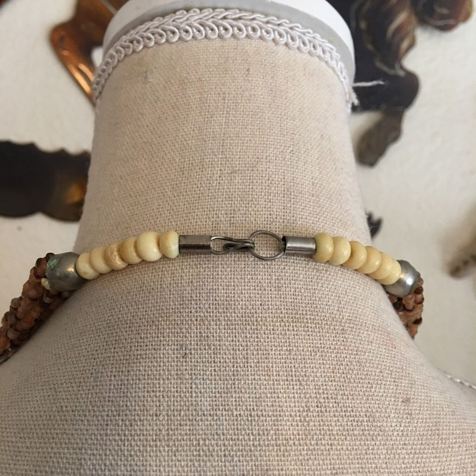 Vintage Vintage 80s multi strand layer seed bead necklace Size ONE SIZE - 5 Thumbnail