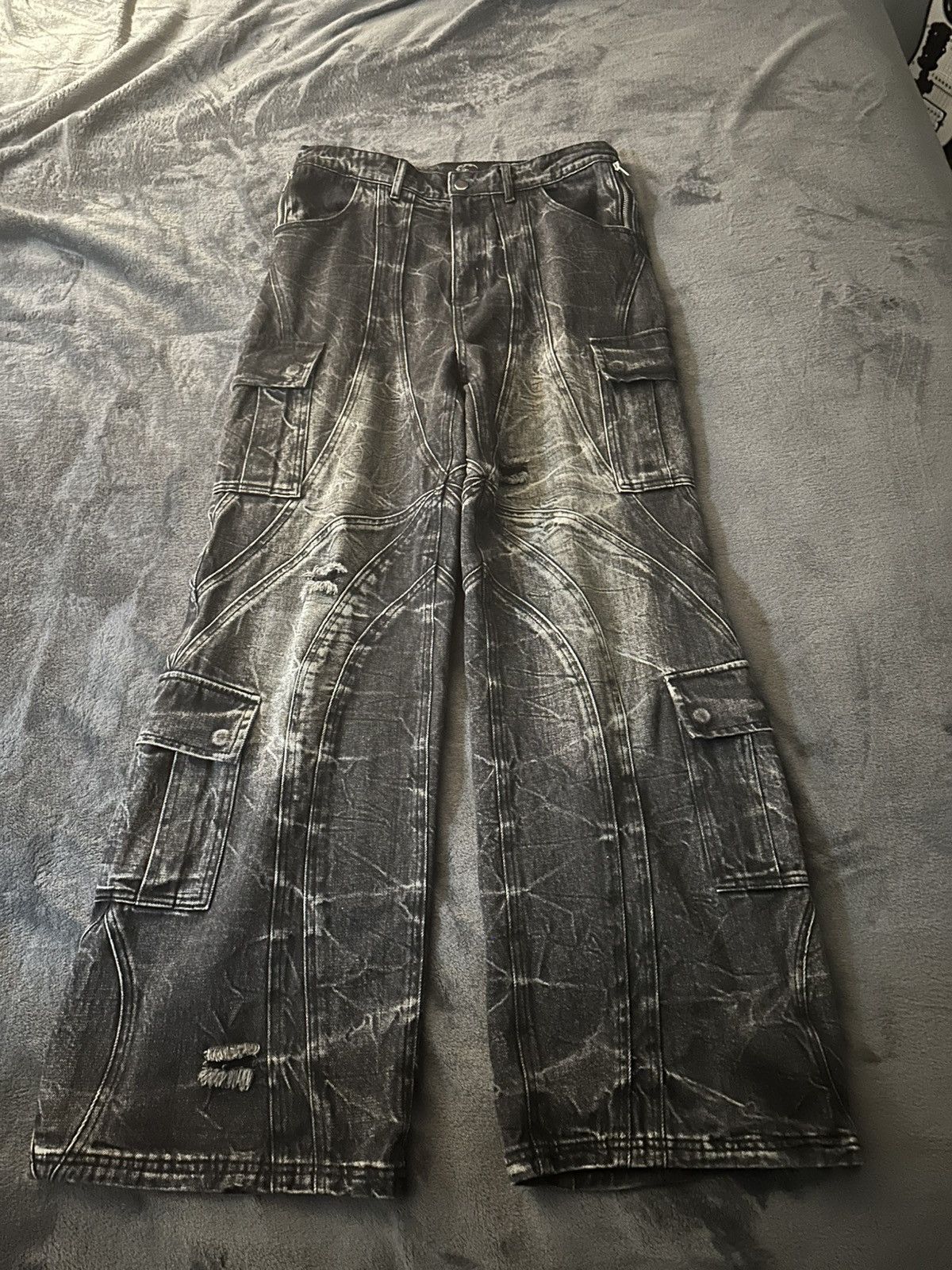 Vintage Stonewashed Curse Cargos Size US 32 / EU 48 - 1 Thumbnail