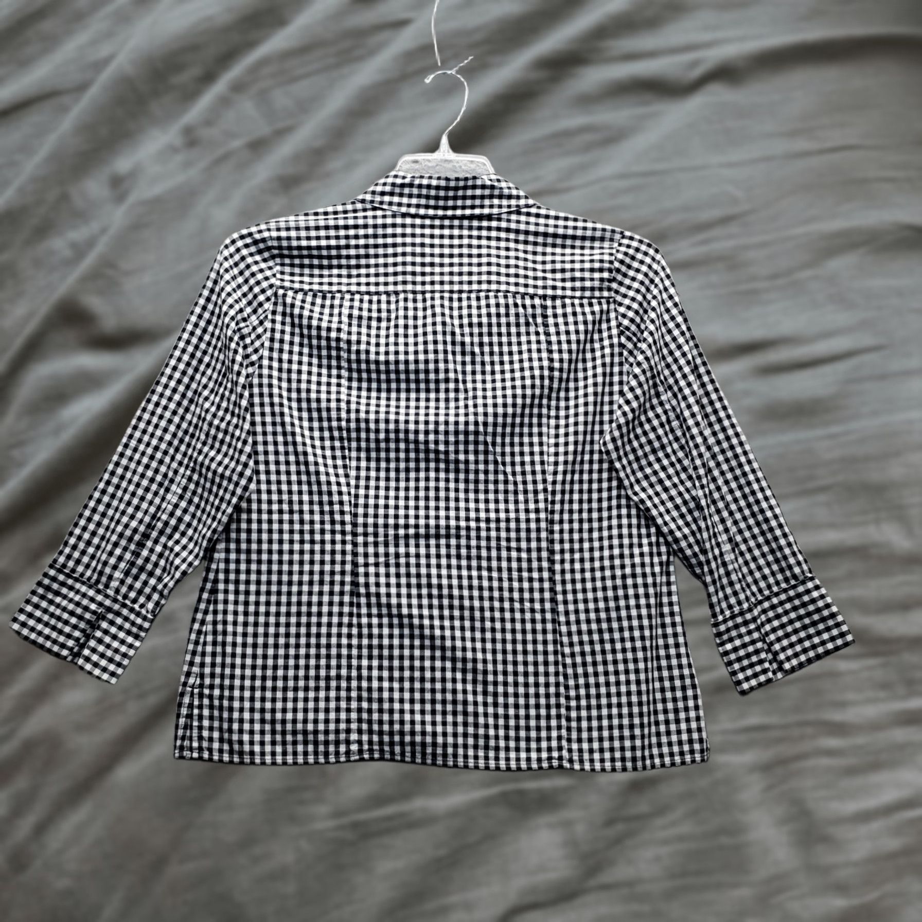 Charter Club Charter Club Shirt Womens Size 12P Multicolor Gingham Check Long Sleeve Button-Up Size XL / US 12-14 / IT 48-50 - 1 Thumbnail