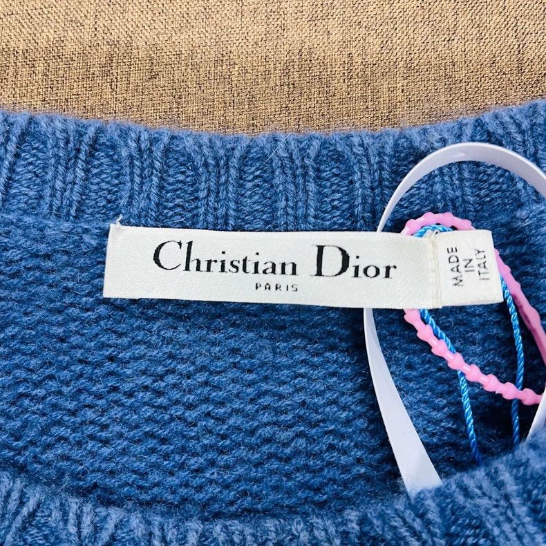 Dior Dior Blue back digital logo sweater Size XXS / US 00 / IT 34 - 3 Thumbnail