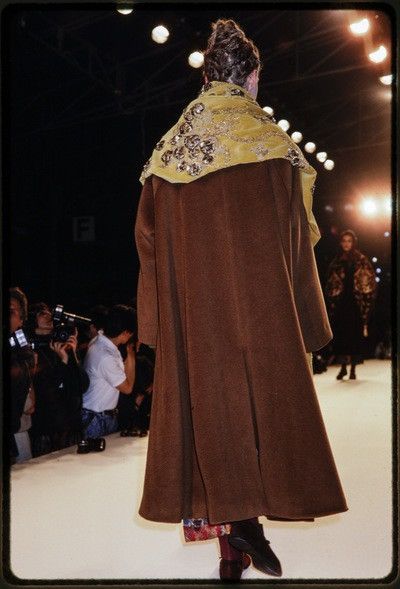 Romeo Gigli × Vintage 💥80s ROMEO GIGLI EUROPEANA LONG COAT Size XL / US 12-14 / IT 48-50 - 7 Thumbnail