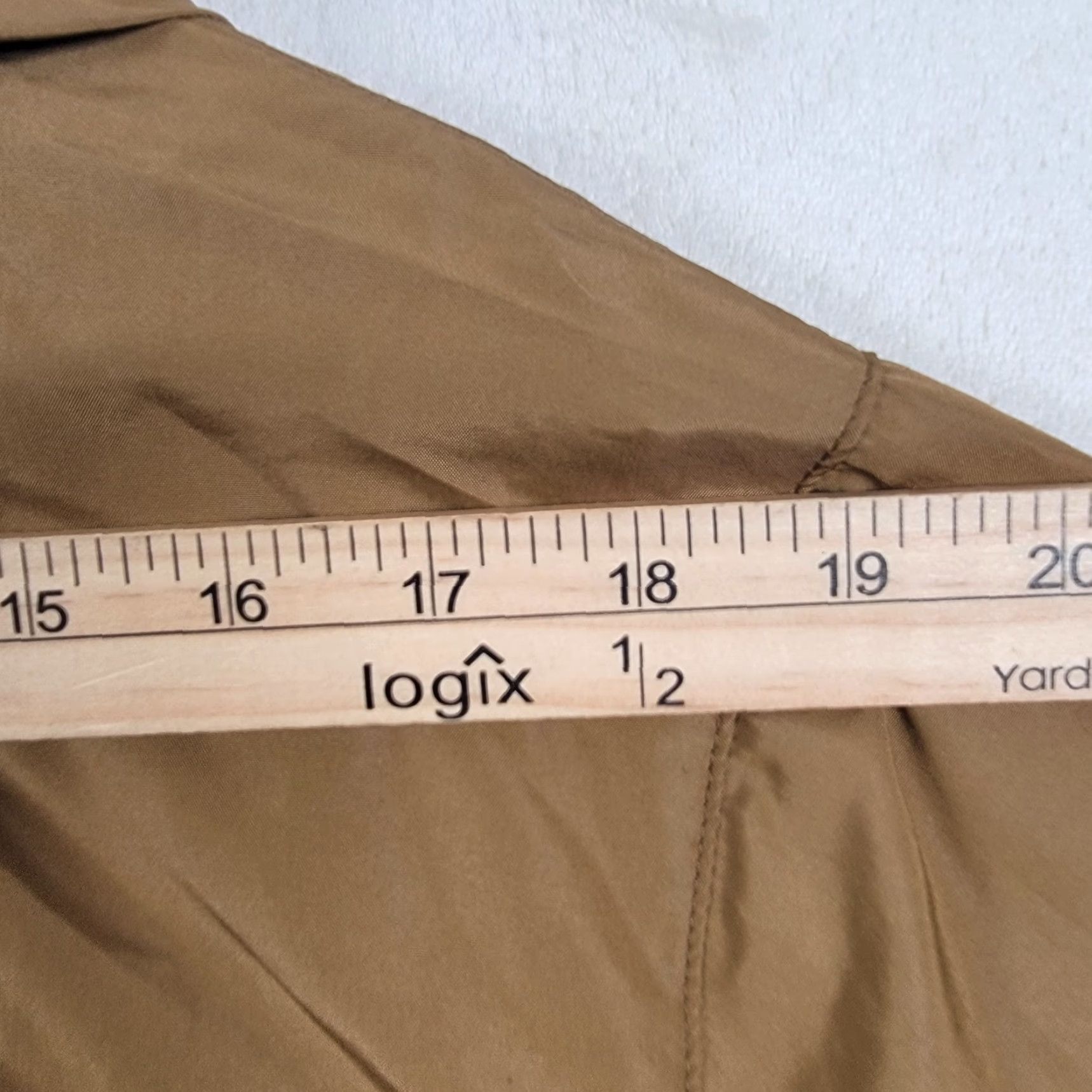 Vintage VINTAGE Windbreaker Money Theme Men's Jacket Zip Mustard XL Nylon Brown Dirty Hands Clean Money Shirt? Size US XL / EU 56 / 4 - 7 Thumbnail