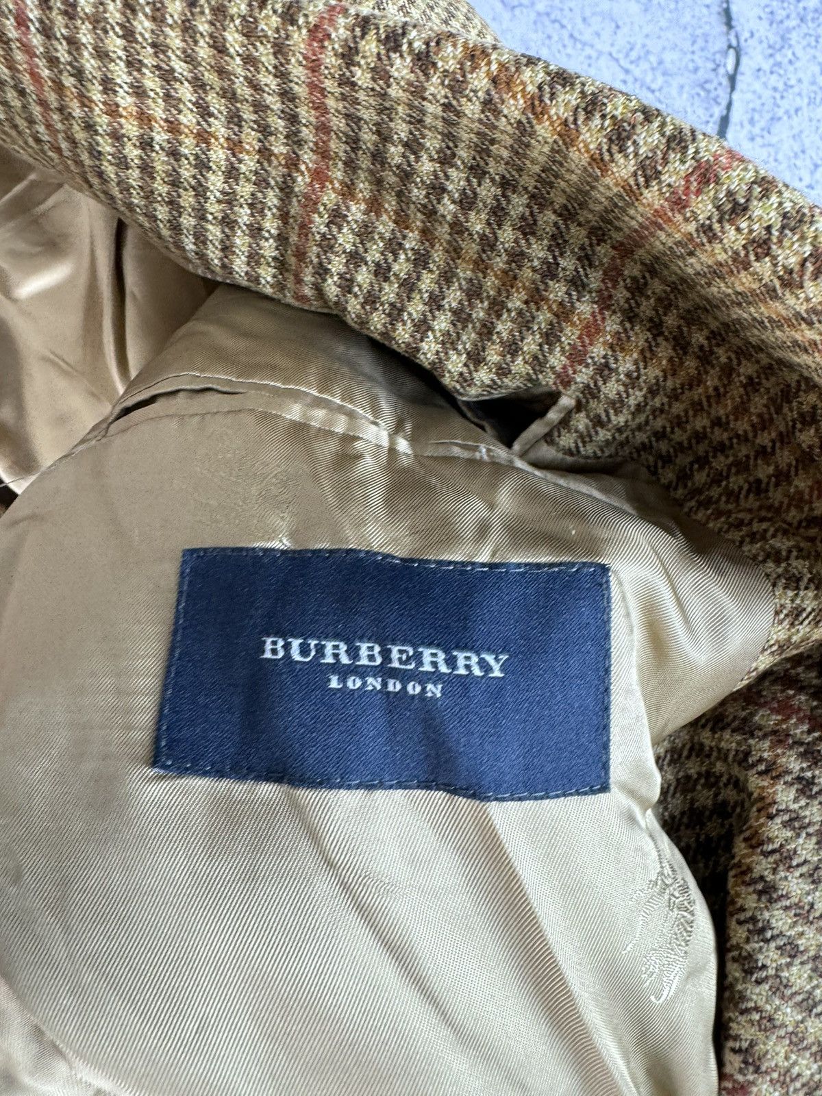 Burberry Burberrys vintage checked wool jacket Size US L / EU 52-54 / 3 - 2 Thumbnail