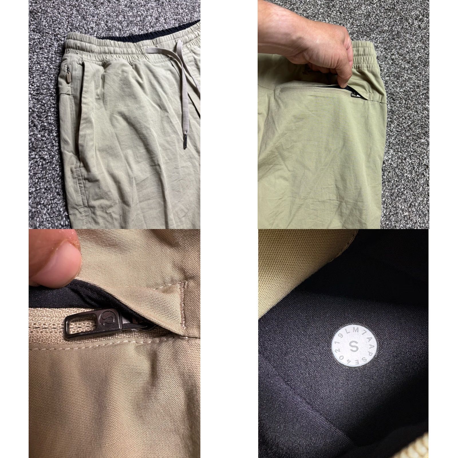 Lululemon Lululemon T.H.E. Short Mens Small Tan Linerless Gym Training Size US 29 - 8 Thumbnail