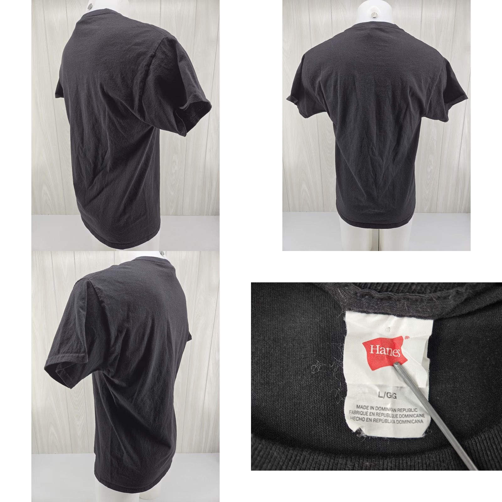 Hanes BTS x McDonalds Crew Logo T-Shirt Men's Large Cotton Hanes Black Short Sleeve Crew Neck Size US L / EU 52-54 / 3 - 8 Thumbnail