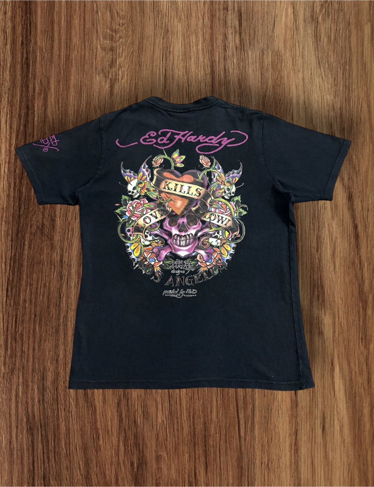 Ed Hardy Vintage Ed Hardy Over Print Tee Size US M / EU 48-50 / 2 - 1 Thumbnail