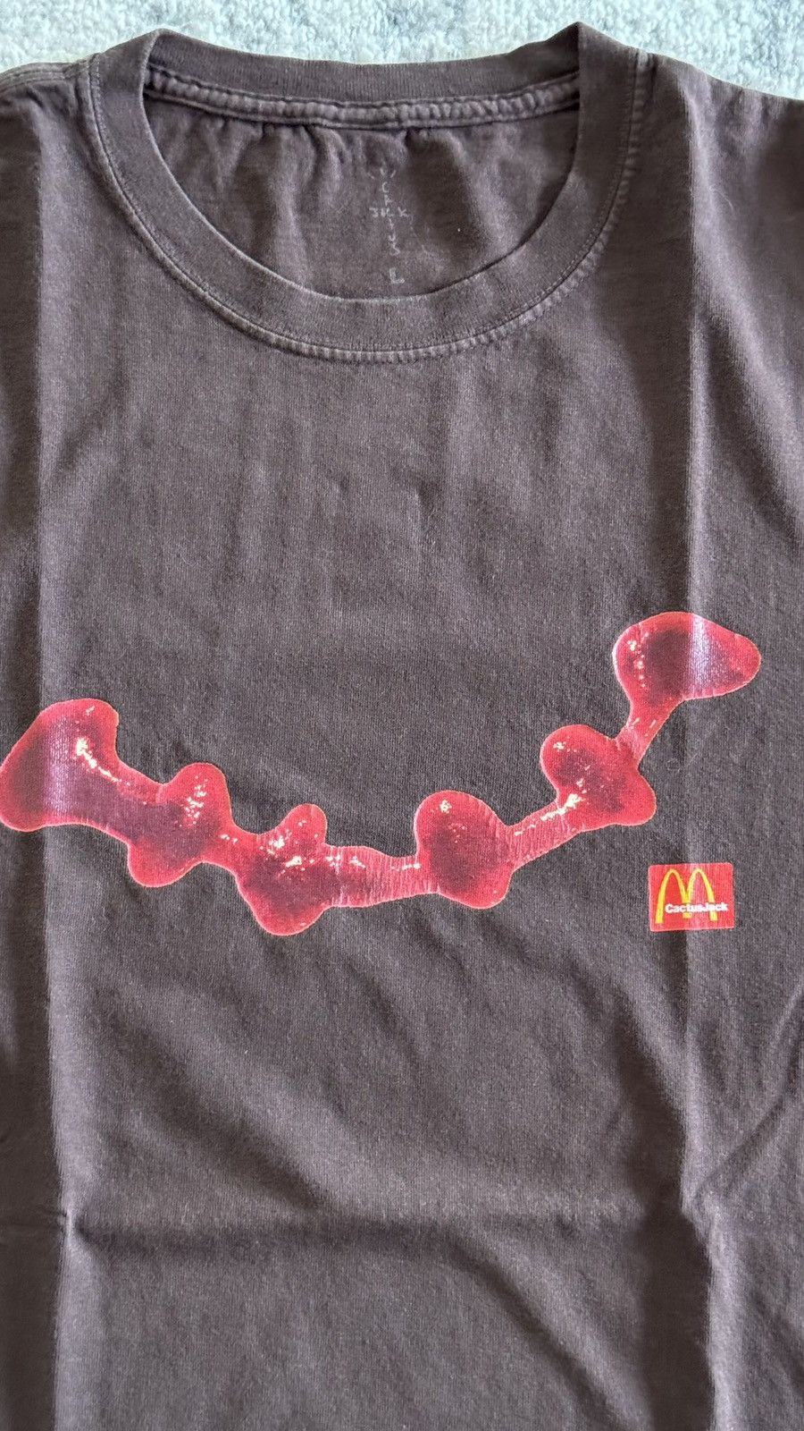 Travis Scott Travis Scott McDonalds Ketchup Tee Size US L / EU 52-54 / 3 - 5 Thumbnail