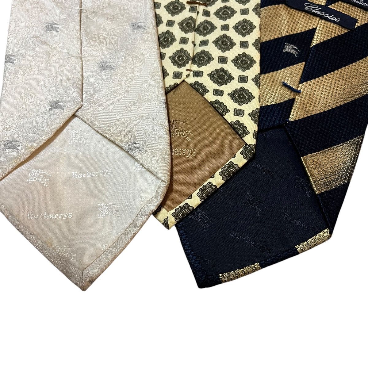 Burberry × Designer Burberry Italian Silk Tie Lot of 3 Size ONE SIZE - 3 Thumbnail