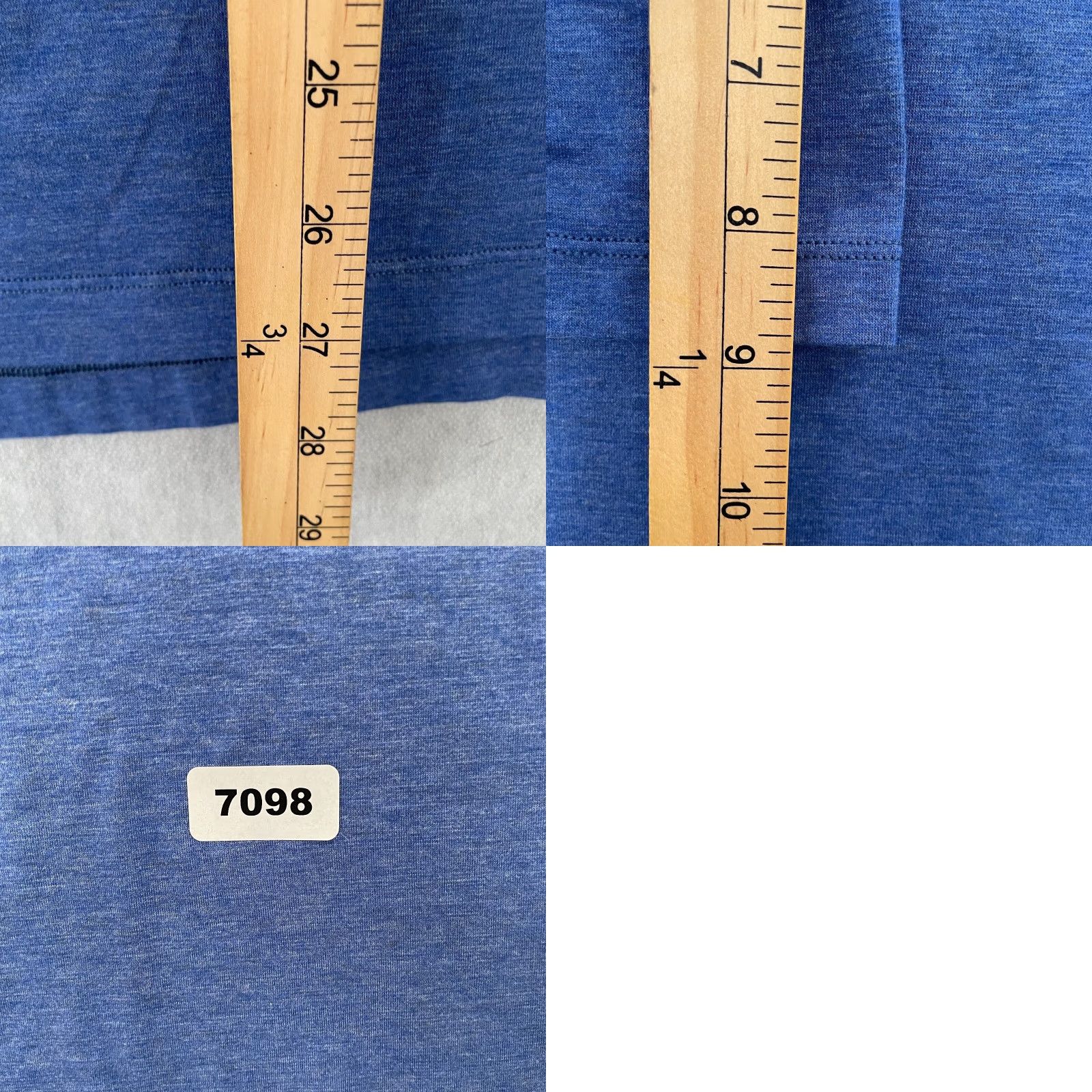 Lululemon Lululemon Tech Polo Shirt Adult Large Blue Short Sleeve Activewear Mens Size US L / EU 52-54 / 3 - 8 Thumbnail
