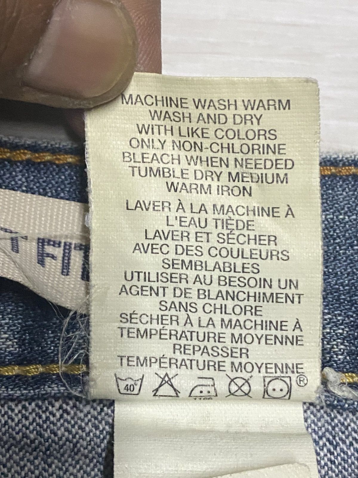 Gap Vintage Gap Denim Faded Wash Distressed Loose Jeans Size US 30 / EU 46 - 20 Thumbnail