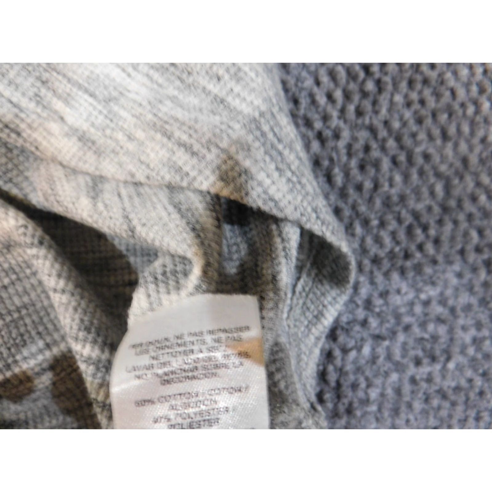 Victoria's Secret Victoria's Secret Pink Shirt Women M Gray Dogs Stretch Cotton Thermal Knit V-Neck Pullover Casual Blouse Basic Regular Active Dogs Theme Mens? (Stop) Size M / US 6-8 / IT 42-44 - 7 Thumbnail