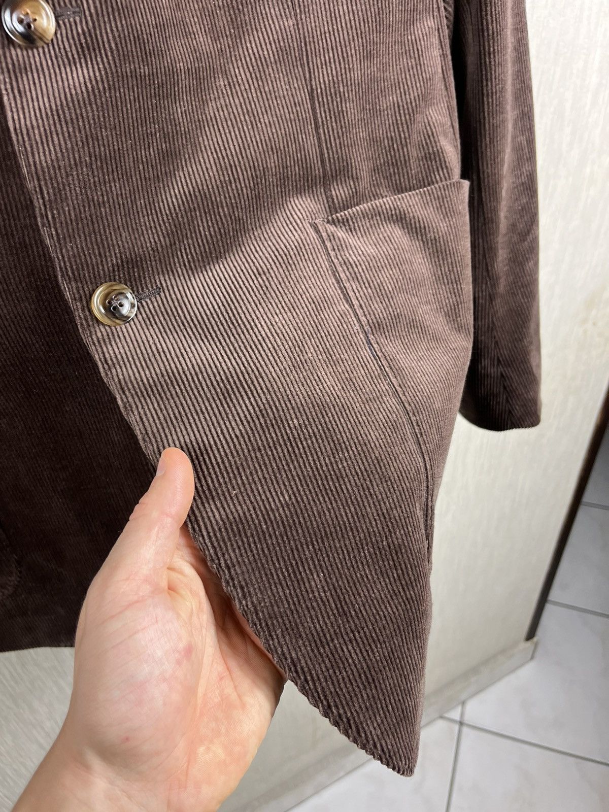 Ermenegildo Zegna Ermenegildo Zegna cashco comfort corduroy blazer jacket Size US M / EU 48-50 / 2 - 9 Thumbnail