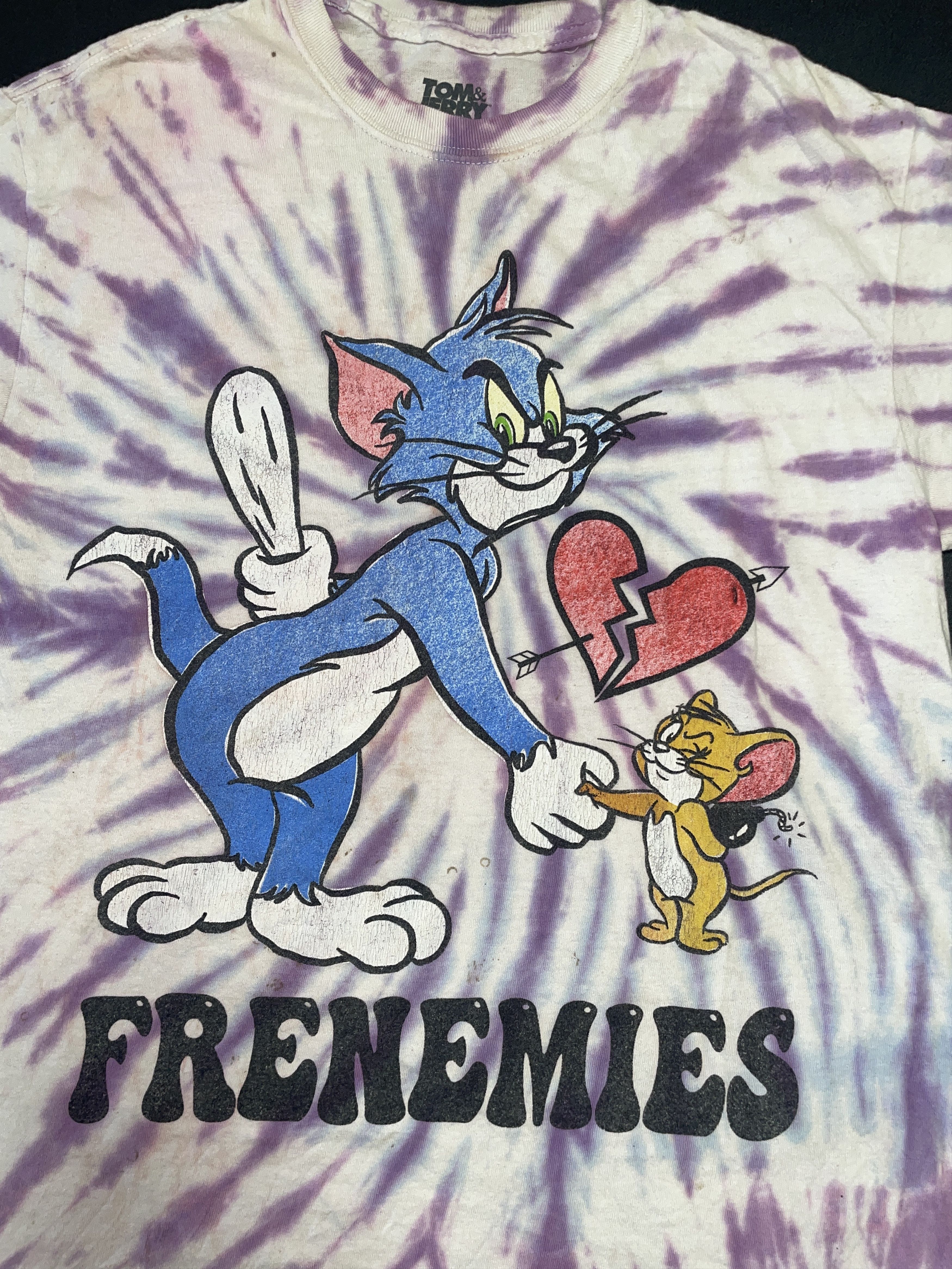 Other Tom & Jerry Tie Dye Frenemies Medium shirt Size US M / EU 48-50 / 2 - 2 Thumbnail