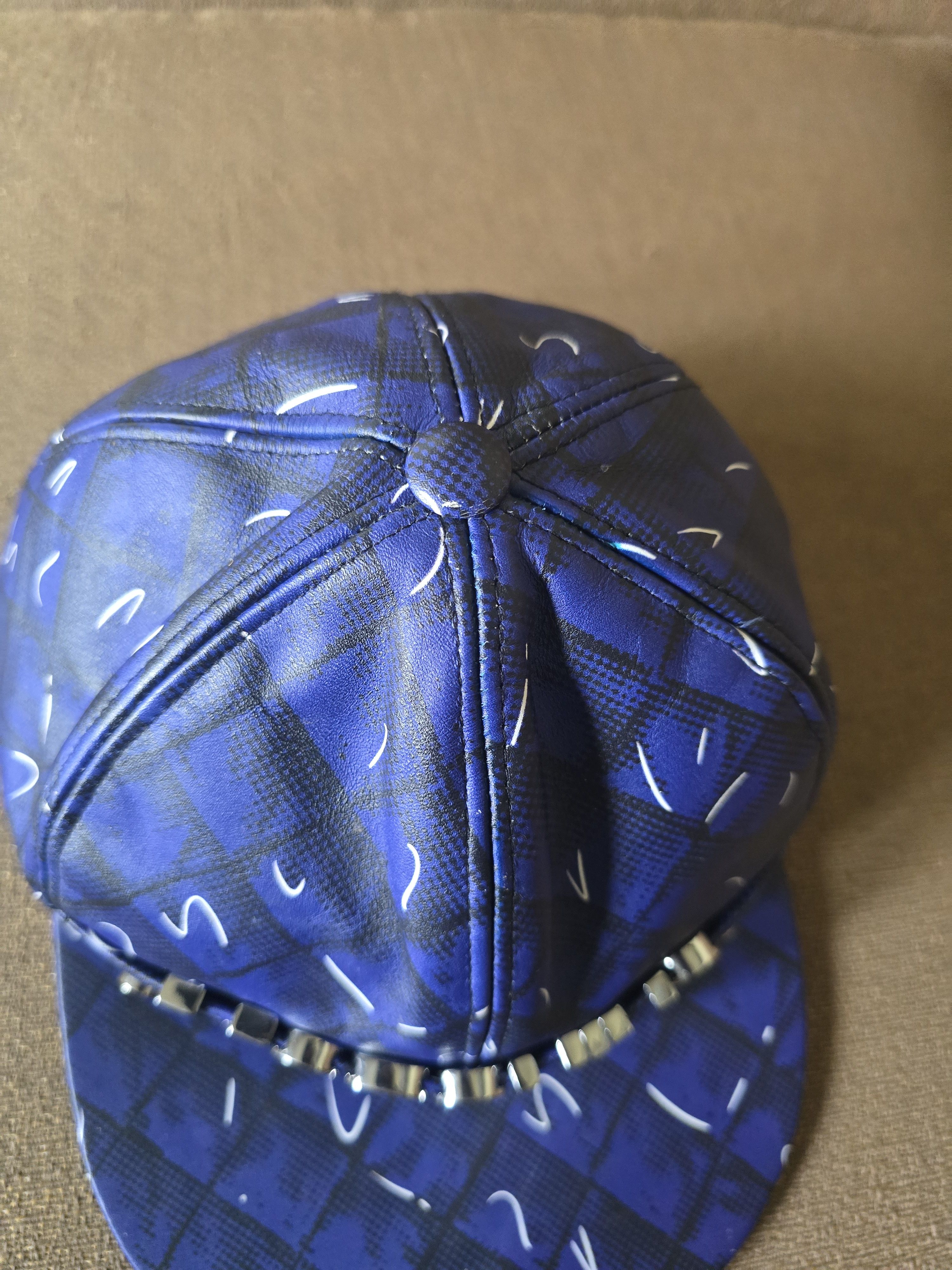 Moschino Moschino Shadow Leather Baseball Cap Size M Unisex Size ONE SIZE - 4 Thumbnail
