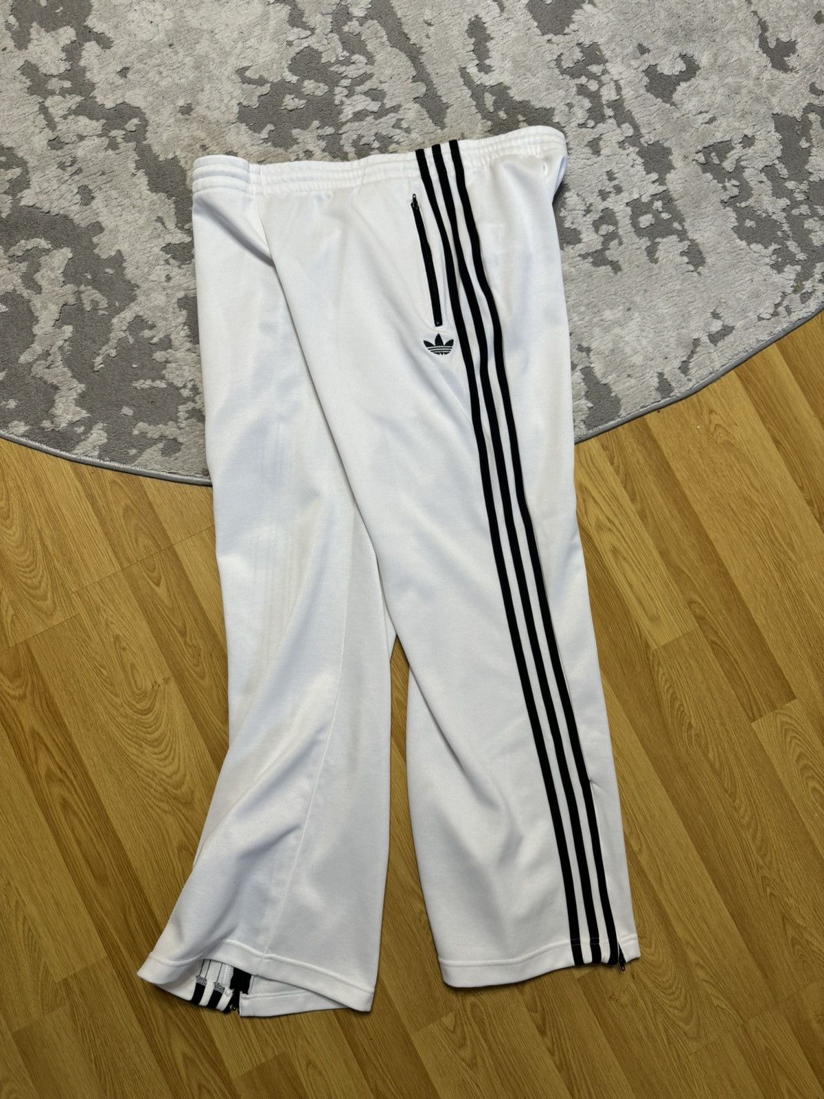 Adidas × Vintage Adidas Vintage Baggy Creased Pant Size 36" / US 14 / IT 50 - 8 Thumbnail