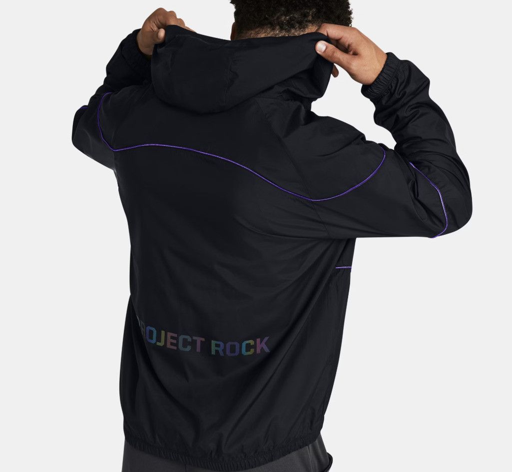 Under Armour Under Armour 1380128 Project Rock Anorak Jacket Black ( S ) Size US S / EU 44-46 / 1 - 3 Thumbnail