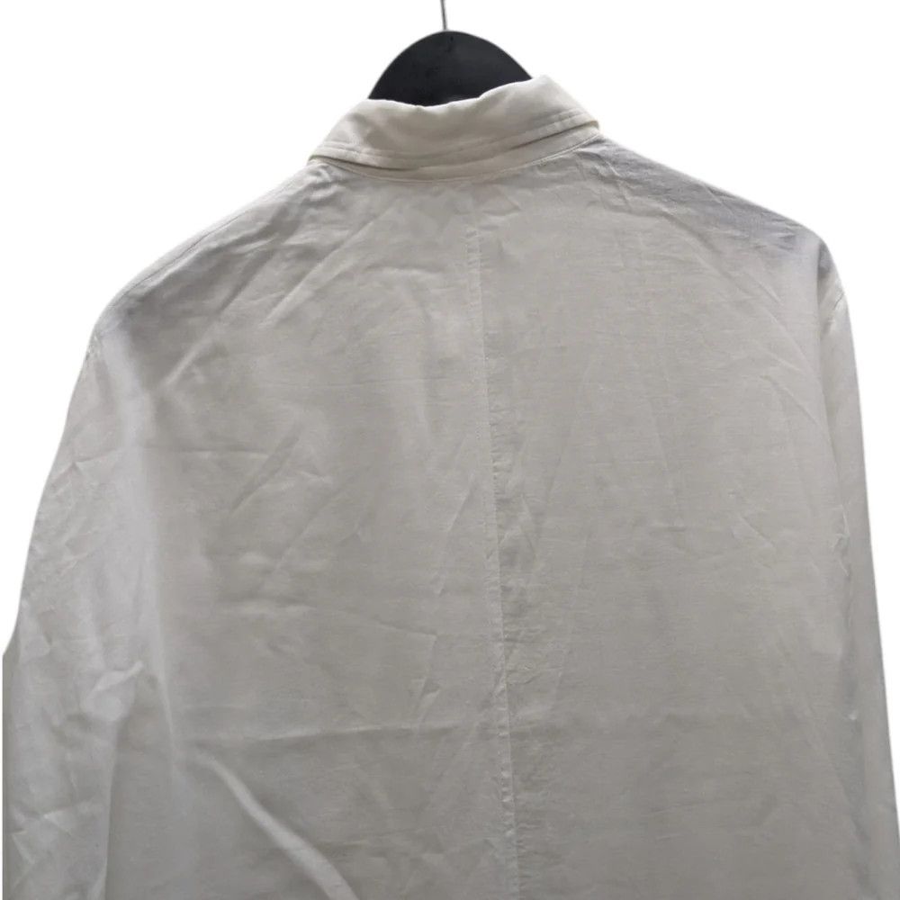 Yohji Yamamoto yohji yamamoto pour homme + Noir tencel long shirts Size US S / EU 44-46 / 1 - 4 Thumbnail
