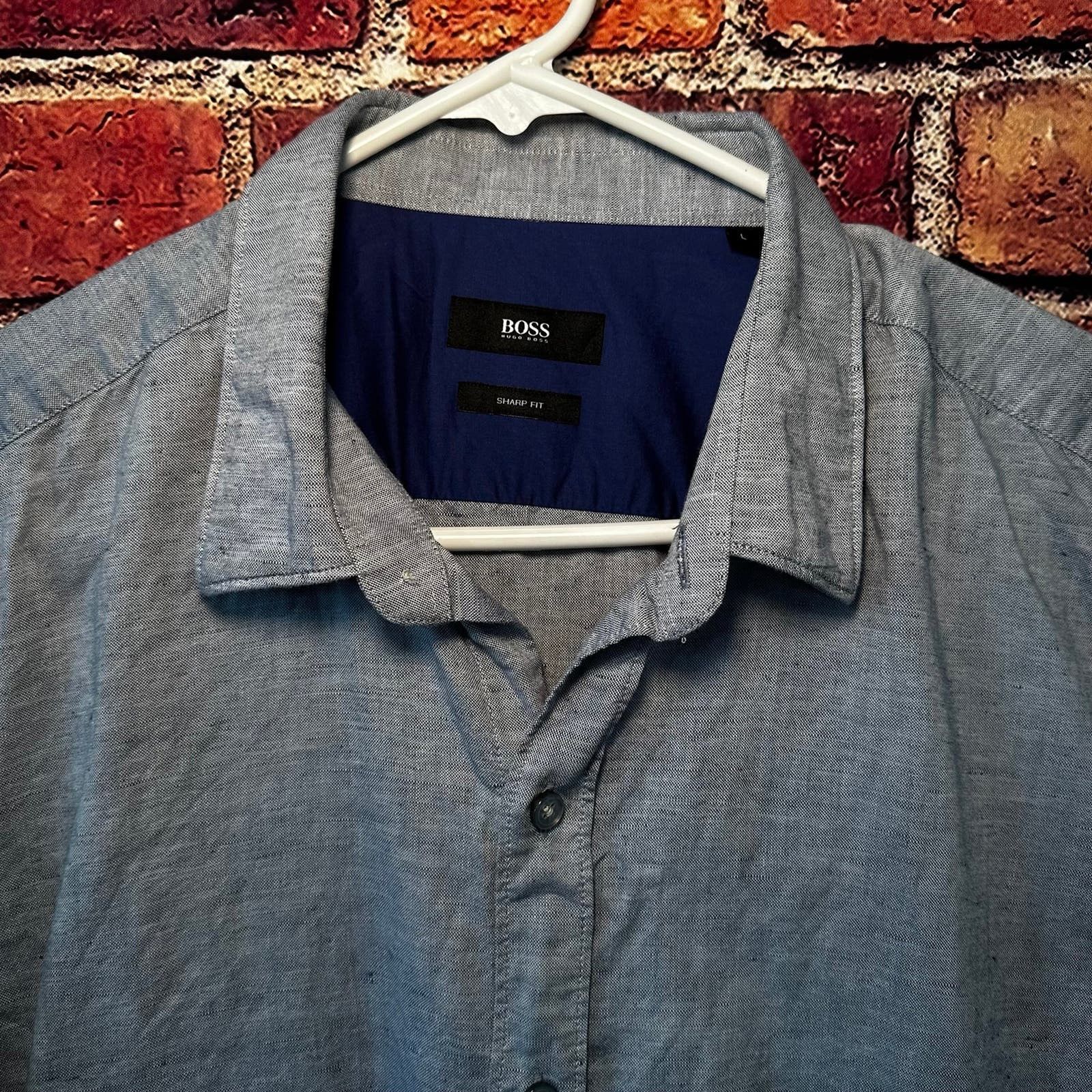 Hugo Boss Hugo boss, short sleeve button down size large Size US L / EU 52-54 / 3 - 2 Thumbnail