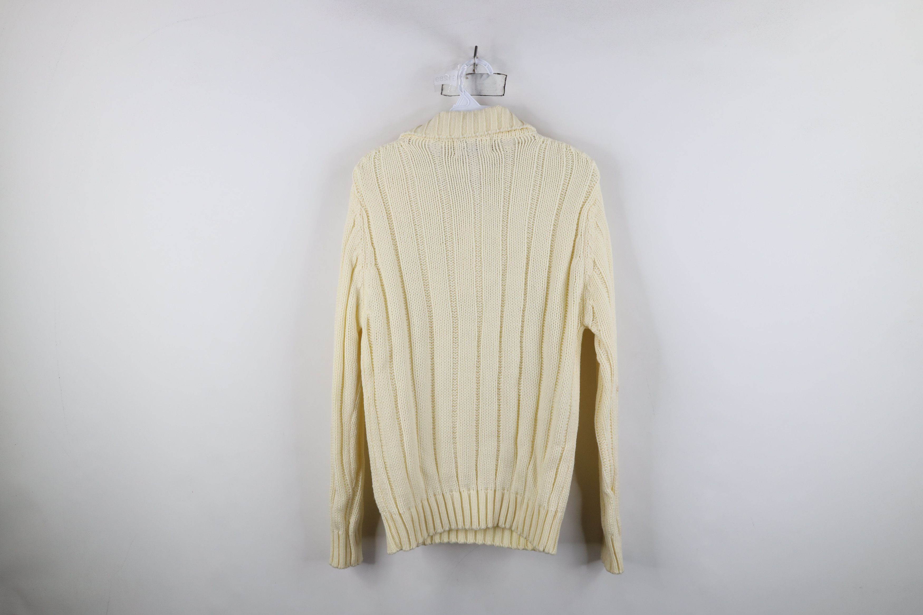 Vintage Vintage 70s Streetwear Fisherman Chunky Cable Knit Sweater Size US S / EU 44-46 / 1 - 13 Thumbnail