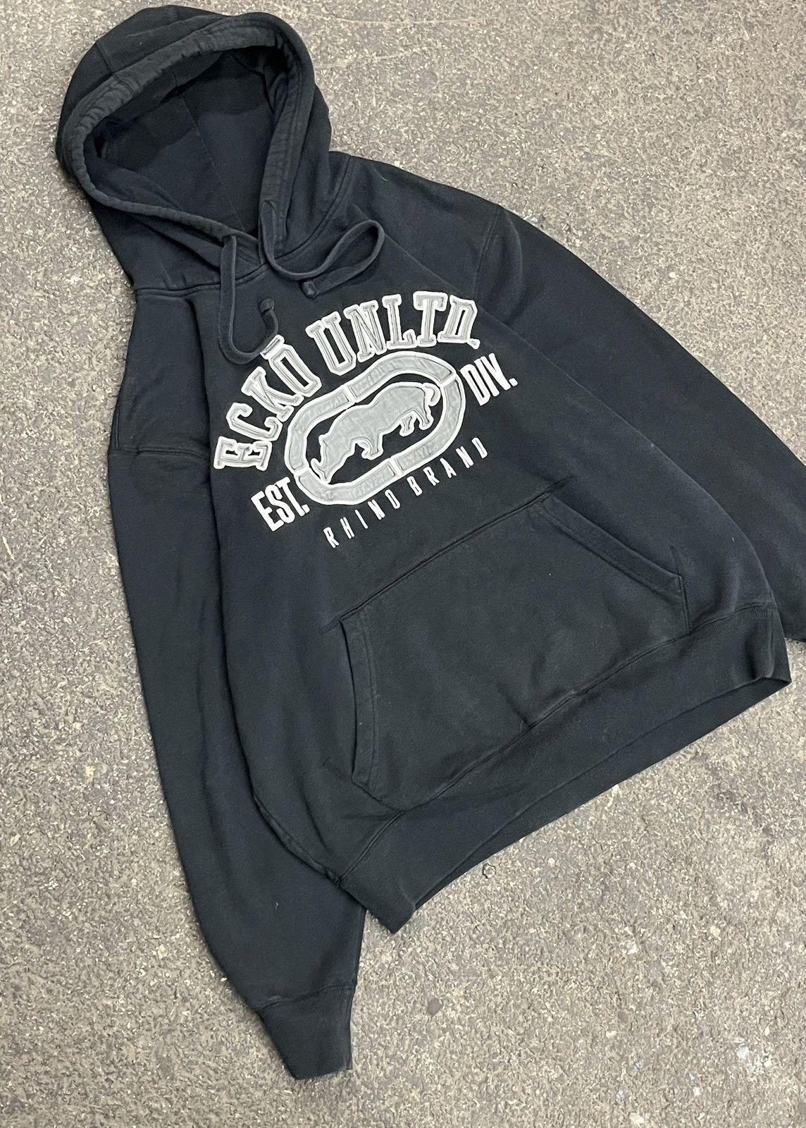Ecko Unltd. × Vintage Ecko embroidered streetwear hoodie hip hop skater boxy rare Size US XL / EU 56 / 4 - 2 Thumbnail