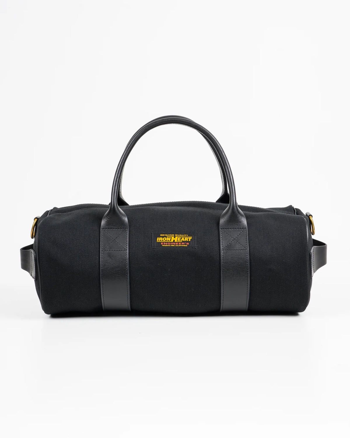 Iron Heart IRON HEART IHE-24-BLK DENIM/LEATHER COMPACT GYM DUFFLE BAG Size ONE SIZE - 12 Thumbnail