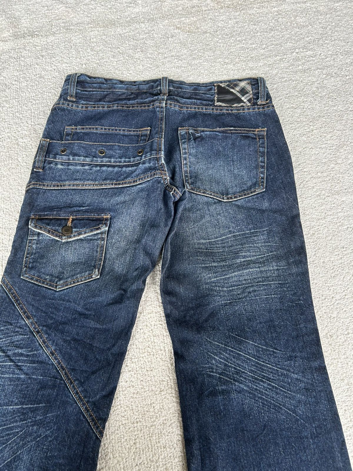 If Six Was Nine × KMRii × Le Grande Bleu (L.G.B.) Japanese Punk Bondage Style Denim Jeans ☠️☠️ Size US 31 - 7 Thumbnail