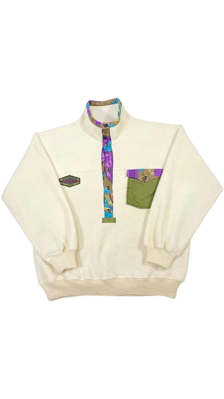 Vintage 🔥LASTDROP🔥 Vintage 90s Polarlite Fleece Synchilla Sweatshirt Size US XL / EU 56 / 4 - 1 Thumbnail