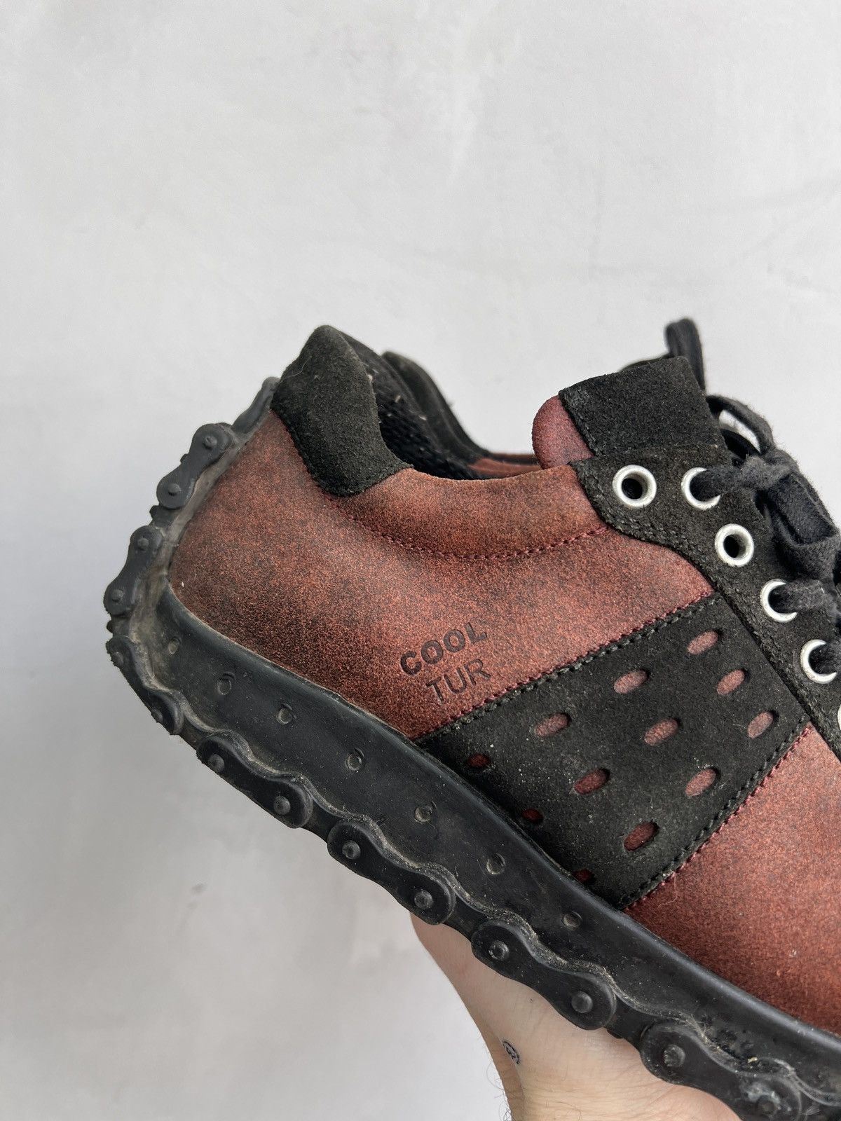 Maison Margiela 90s MARGIELA STYLE LEATEHR CHAIN PART LOW BOOTS Size US 7 / EU 40 - 2 Thumbnail