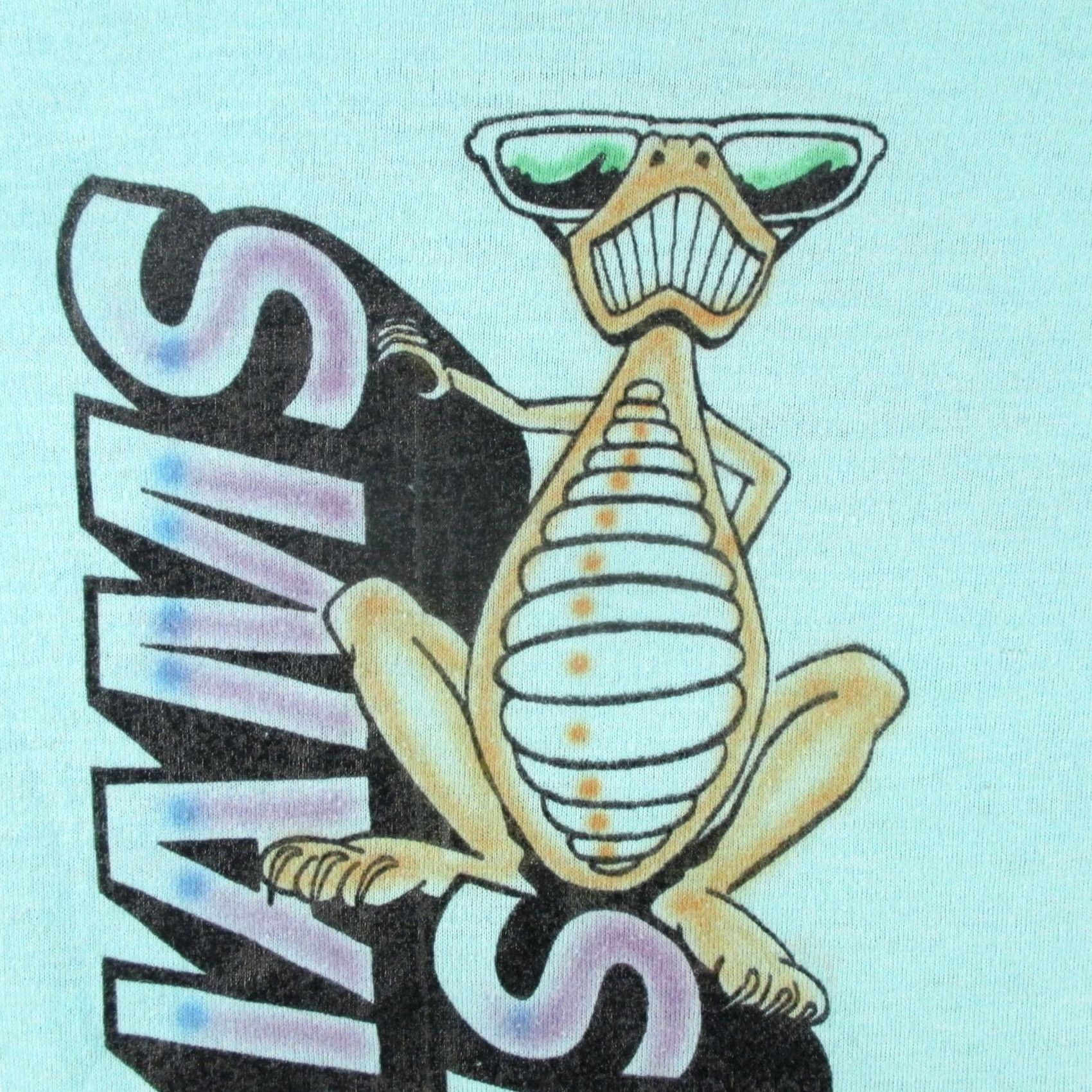 Vintage VINTAGE 80s WILLIAMS SIGNS CARTOON T-Shirt LARGE 2-SIDED PAPER THIN single stitch Size US L / EU 52-54 / 3 - 6 Thumbnail