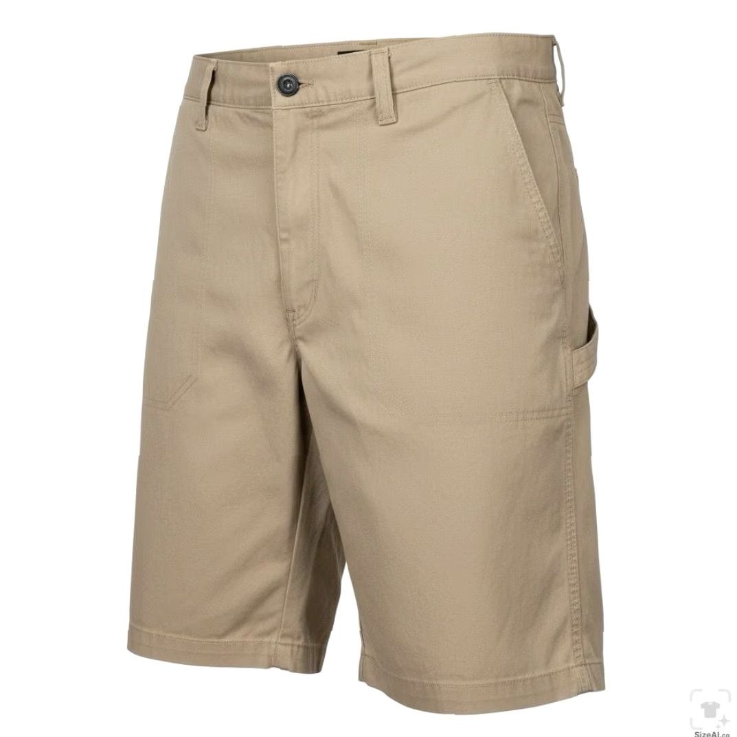 Dickies Dickies Shorts Mens M Beige Cargo Relaxed Fit 11 Inseam Pockets Canvas Cotton Zip Fly Button Closure Workwear Casual Size US 31 - 2 Thumbnail