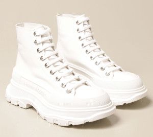 Alexander McQueen o1w1db10925 Tread Slick Boot in White Size US 6 / IT 36 - 2 Thumbnail