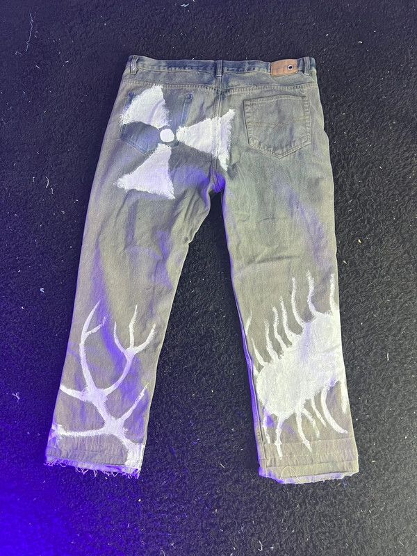 Japanese Brand Goth Baggy Opium Alt Oversize Y2k 2000s 90s Hip Hop Fit Size US 40 / EU 56 - 5 Thumbnail