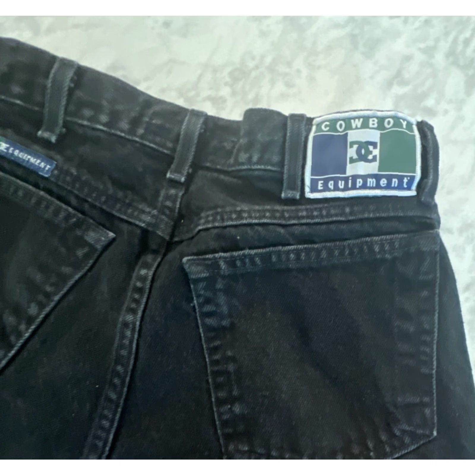 Equipment VINTAGE Cowboy Equipment Black Jeans Men’s 32x32 Denim Straight 5-Pocket USA Rancher Classic Fit Jeans Mens Size US 32 / EU 48 - 7 Thumbnail
