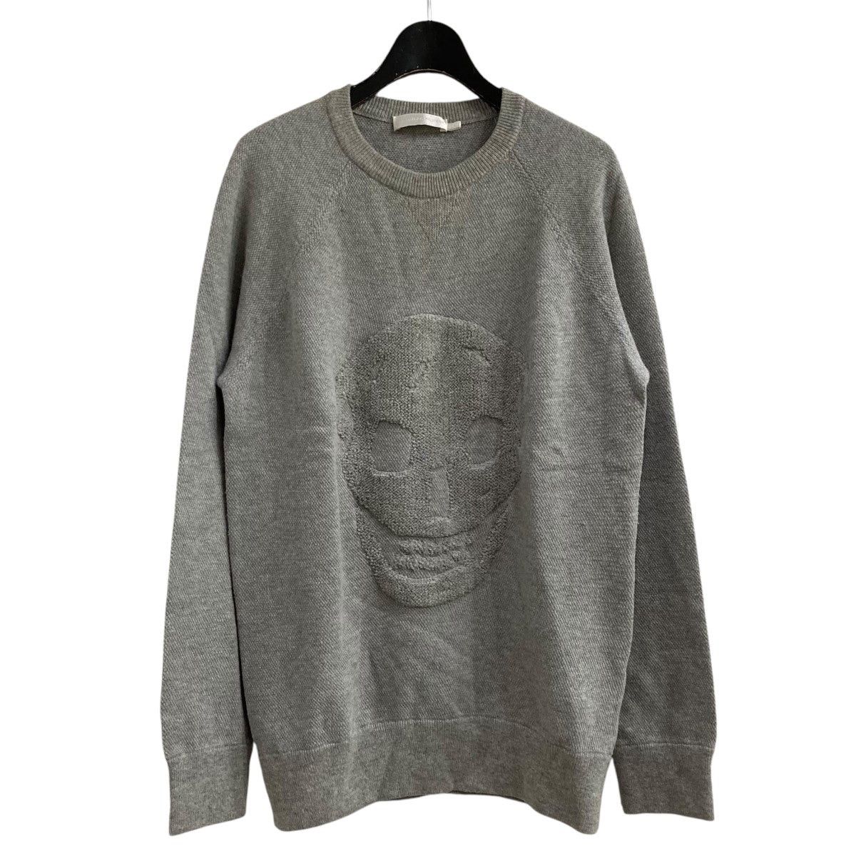 【schott】Skull ds knit Wool Knit Skull Raglan Sweater