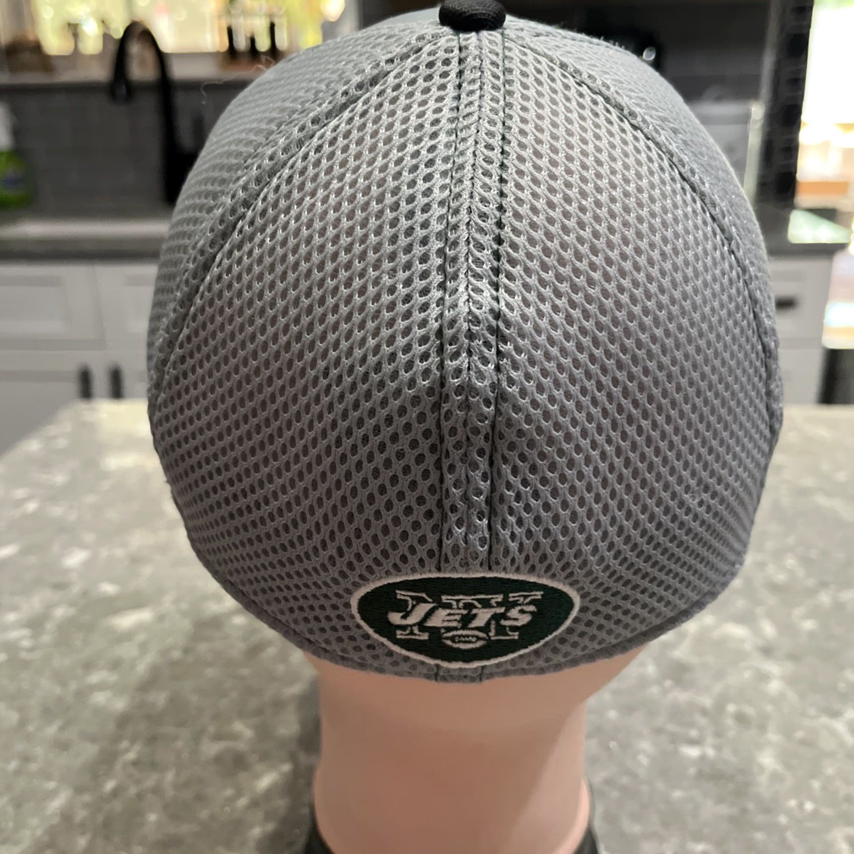 New Era New Era 3930 New York Jets Cap Hat Small/Medium Gray Men Cap Greens? Size ONE SIZE - 3 Thumbnail
