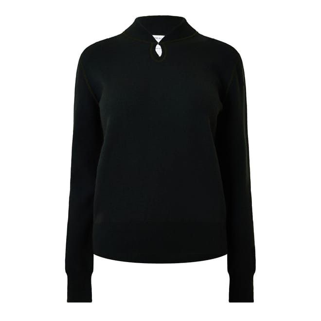 Bottega Veneta Keyhole Neck Long Sleeve Regular Fit Sweater