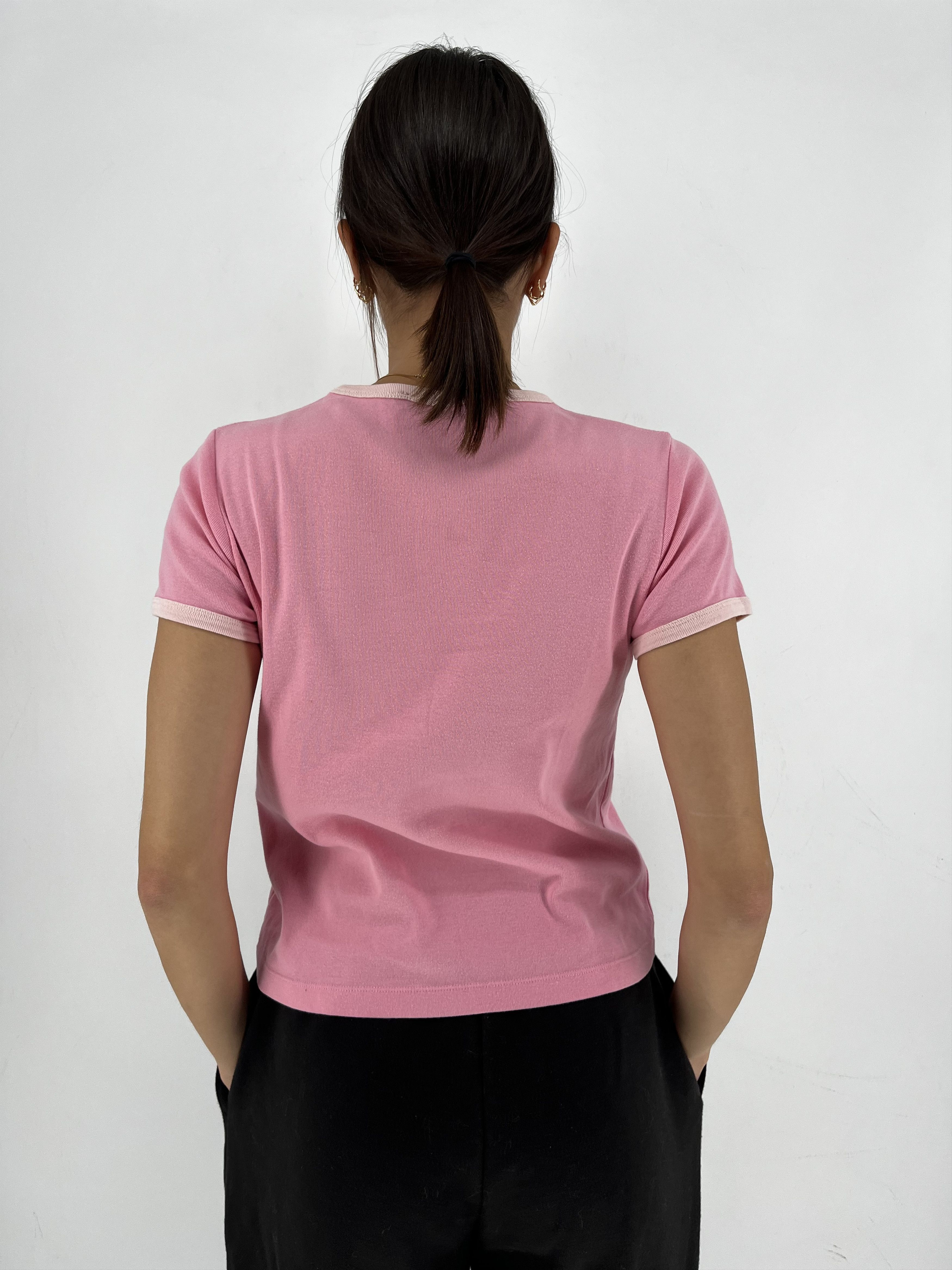 Burberry Vintage Casual Rare Thomas Burberry t-shirt PINK Size M Size M / US 6-8 / IT 42-44 - 7 Thumbnail