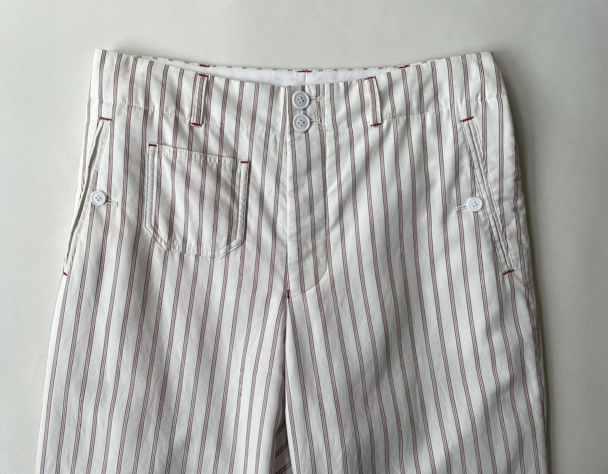 Comme des Garcons S/S 08 Cropped Striped Leg Utility Trousers Size US 32 / EU 48 - 4 Thumbnail