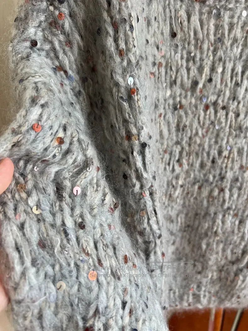 Brunello Cucinelli Brunello Cucinelli Glitter Opera Sweater Size S / US 4 / IT 40 - 5 Thumbnail
