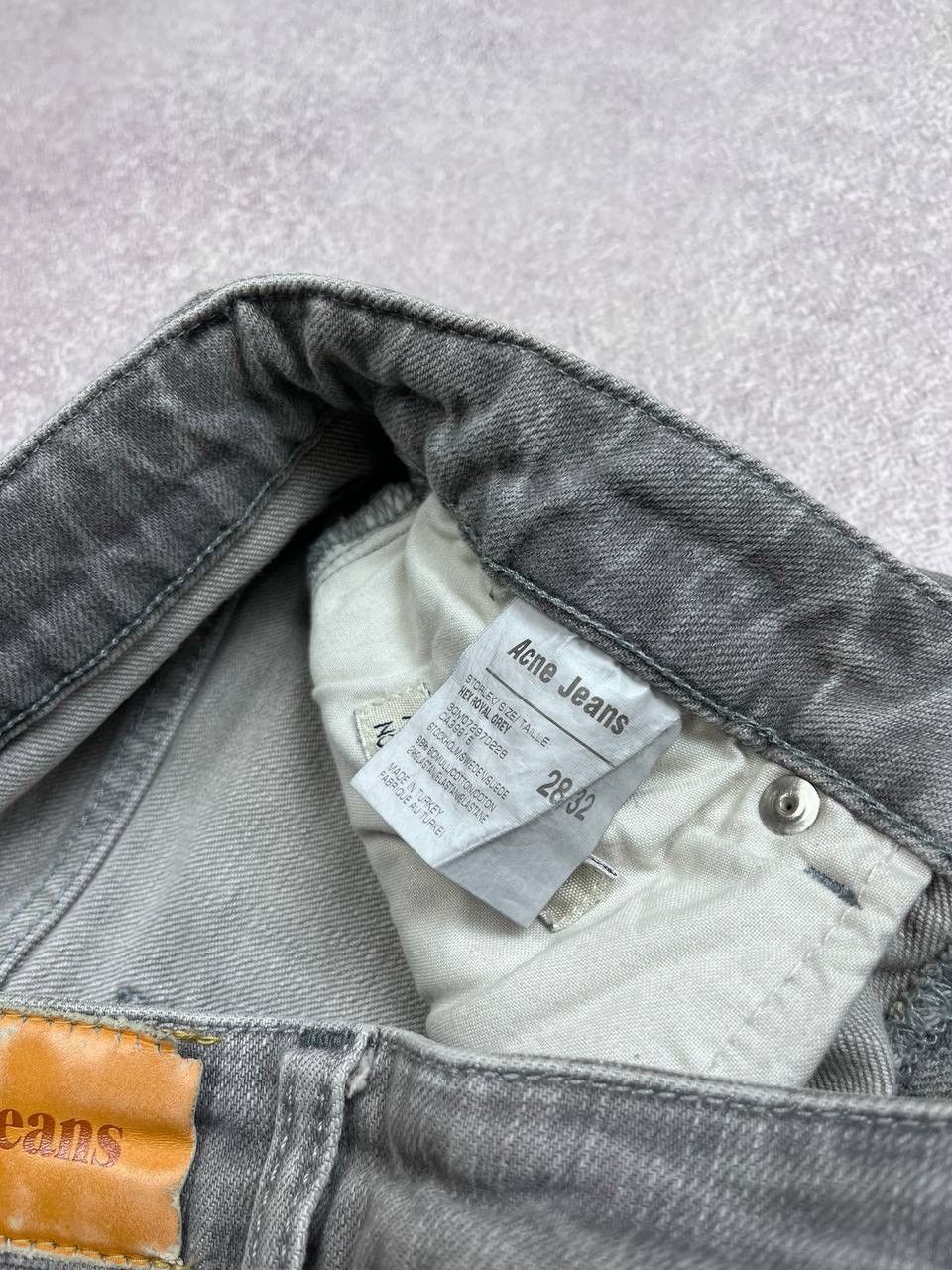 Acne Studios × Japanese Brand × Vintage Vintage Acne Studios Gray Denim Jeans Y2K 28x32 Size US 28 / EU 44 - 8 Thumbnail